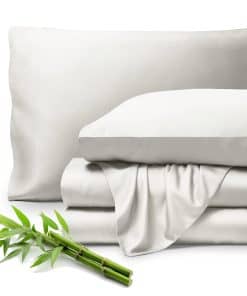 Juego de sábanas Bare Home 100% Rayon Hecho de Bambú Twin