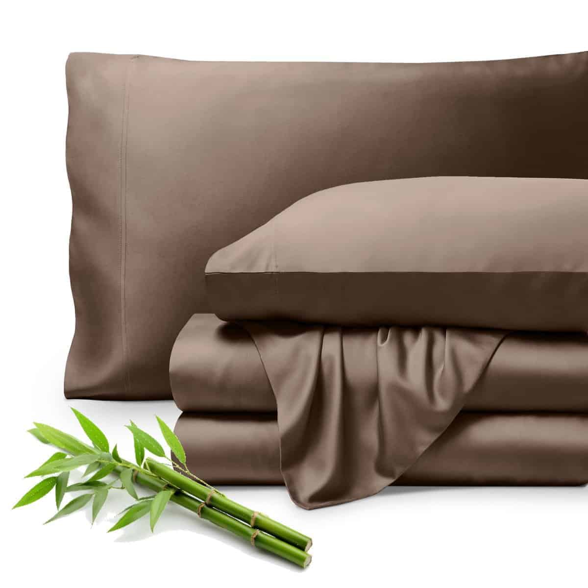 Juego de sábanas de bambú 100% Rayon de Bare Home para cama