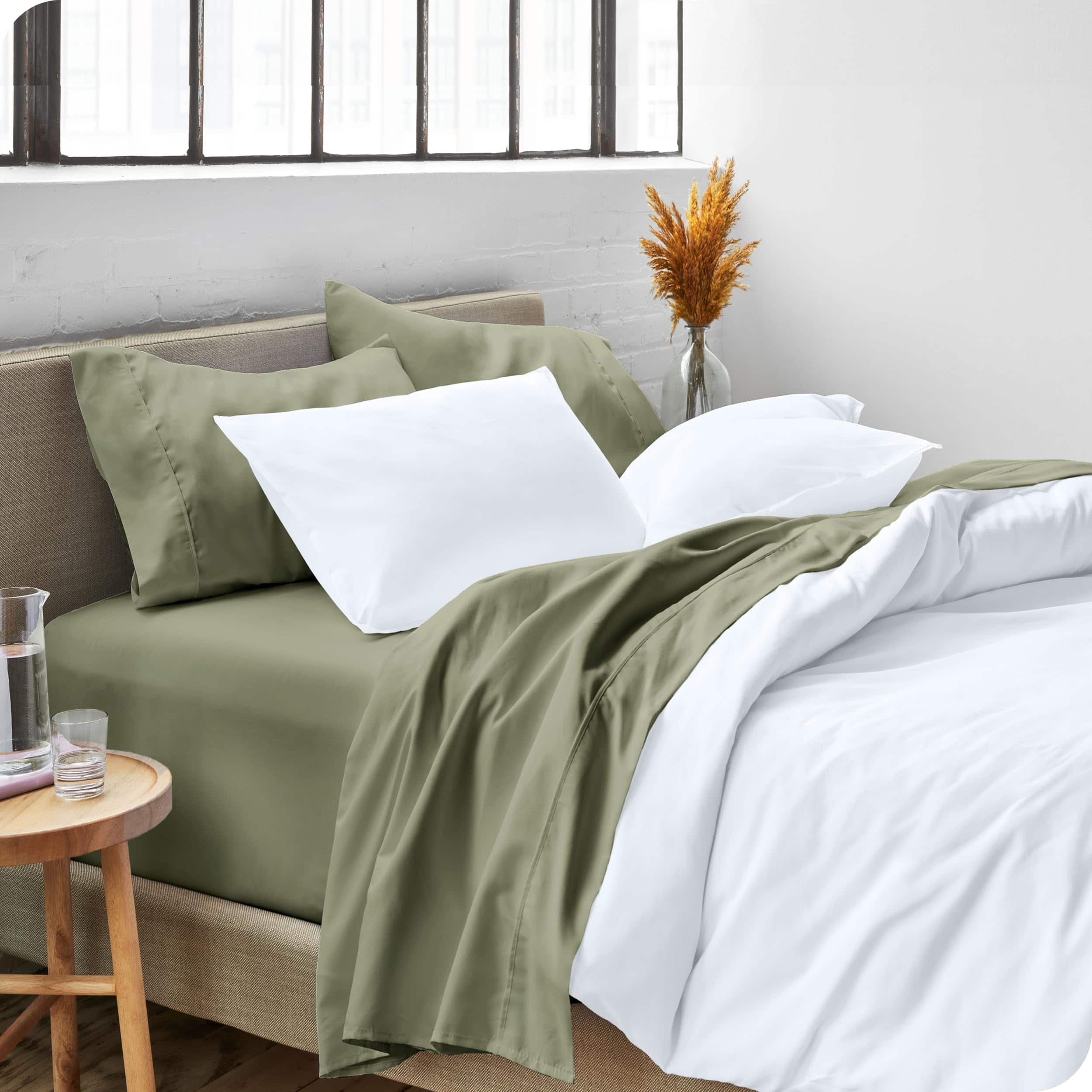 Juego de sábanas Full XL Bare Home - Lujo 1800 Ultra Suave - Imagen 9