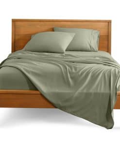 Juego de sábanas Bare Home Split Head Flex -Sage