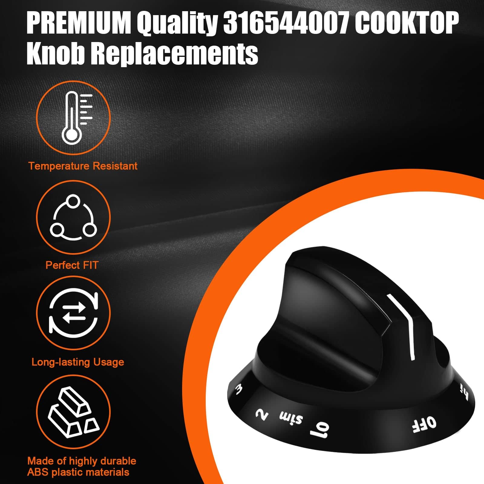 Perilla de repuesto para quemador de cocina de gas mejorada - Imagen 5