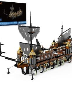 Set de Construcción de Barco Pirata -7 Piezas)