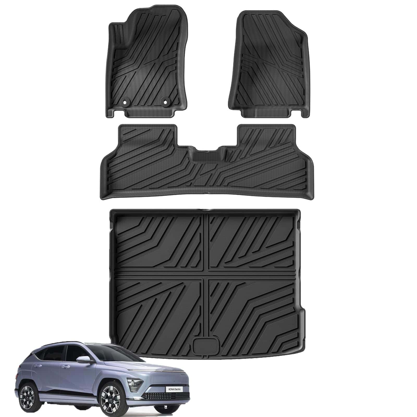 Tapetes para piso y protector de carga GTERA para Hyundai