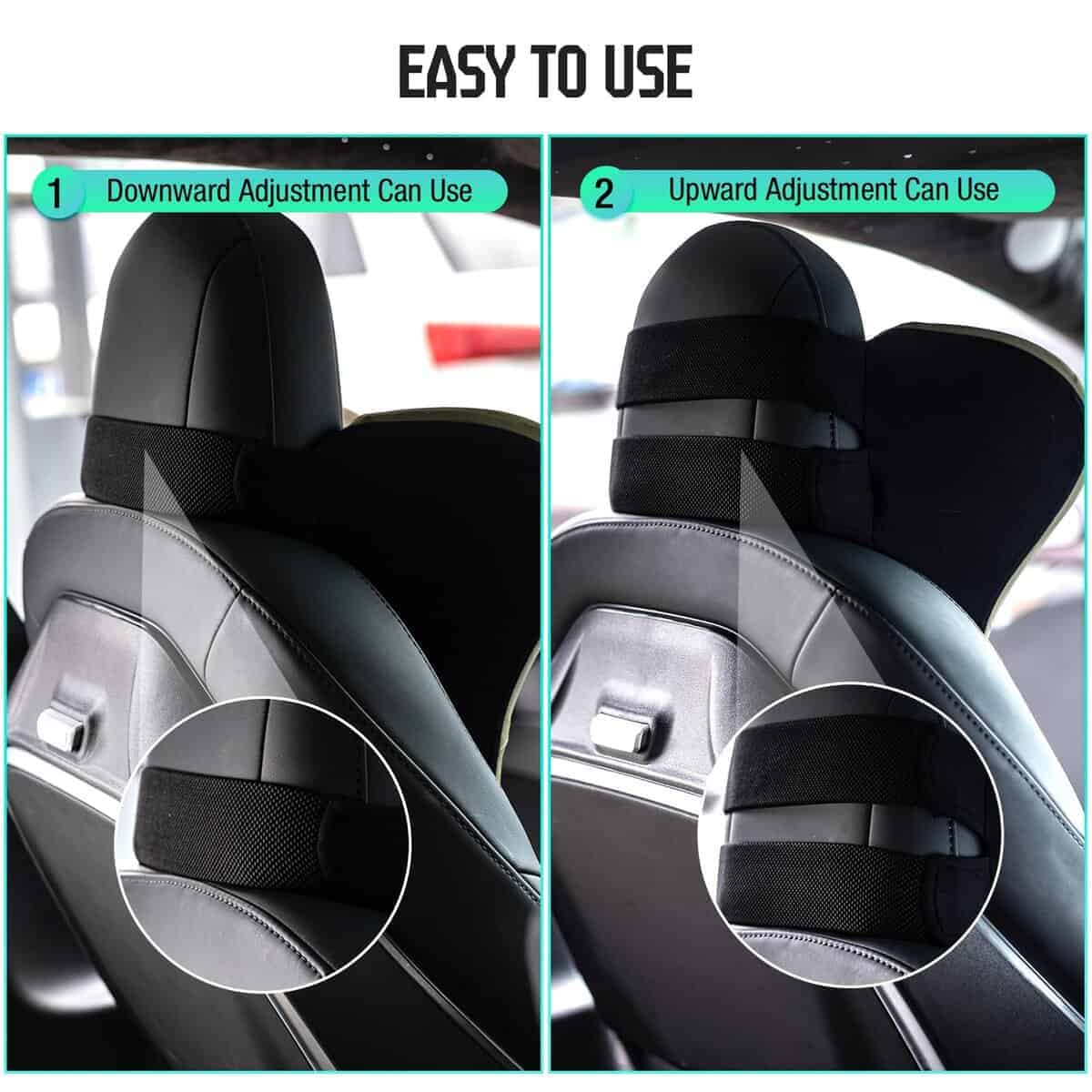 Almohada para el cuello del coche TKLoop para asiento de - Imagen 5