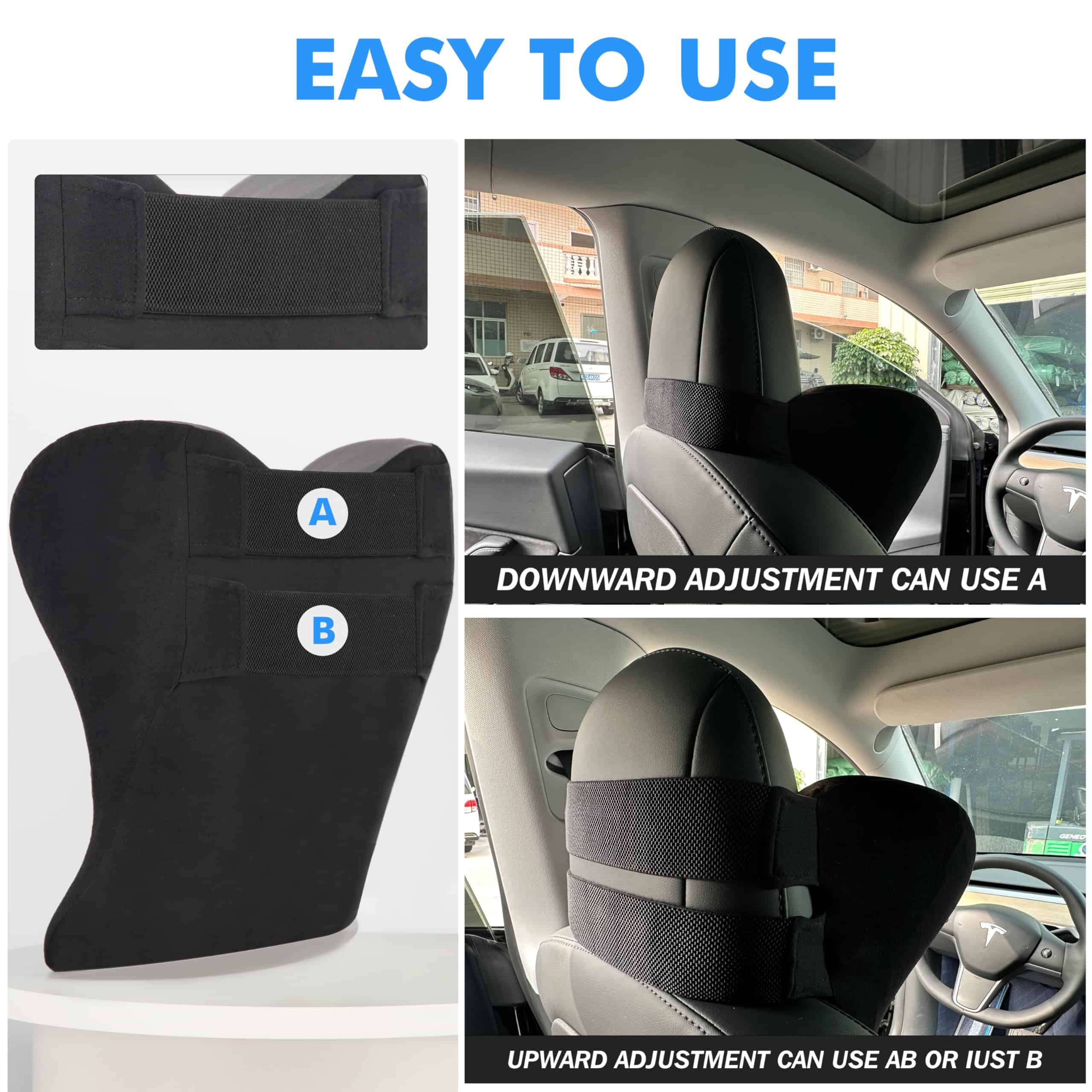 Cojín para el cuello del automóvil TKLoop Soft para el - Imagen 5