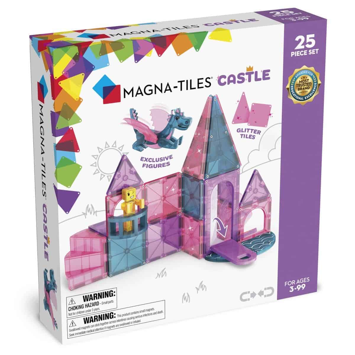 Set de Construcción Magnética de 25 Piezas Castillo