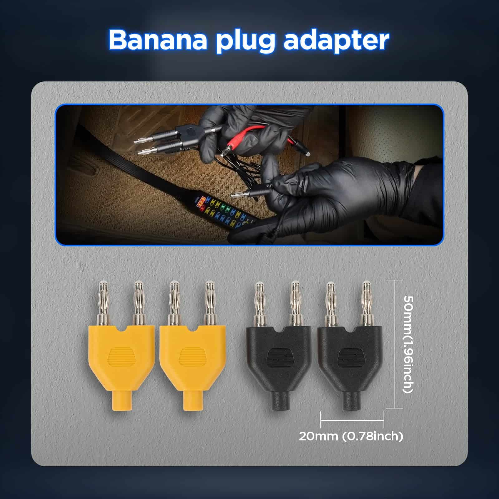 Kit de 48PCS de Cables de Prueba de Multímetro AUTOOL con - Imagen 7