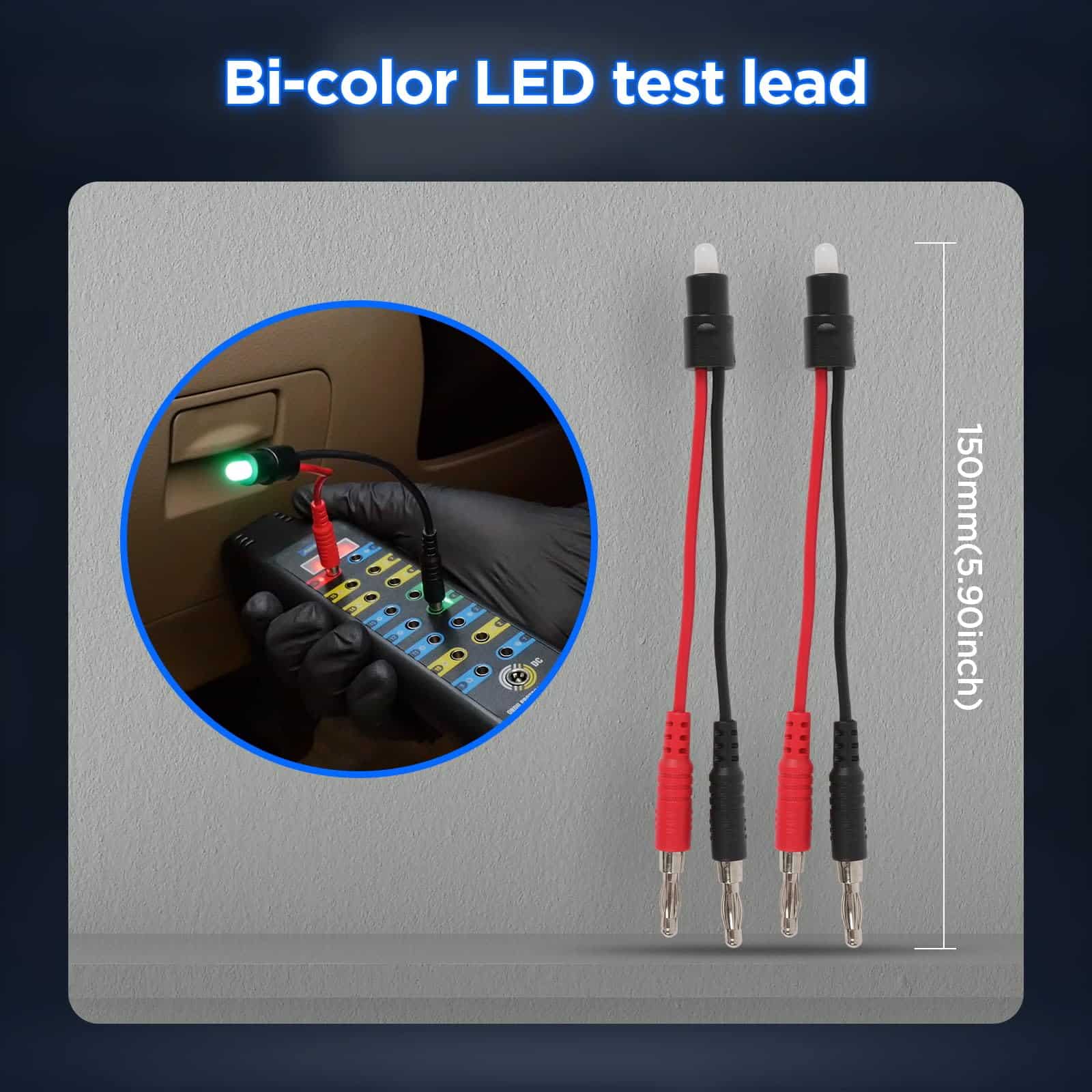 Kit de 48PCS de Cables de Prueba de Multímetro AUTOOL con - Imagen 5