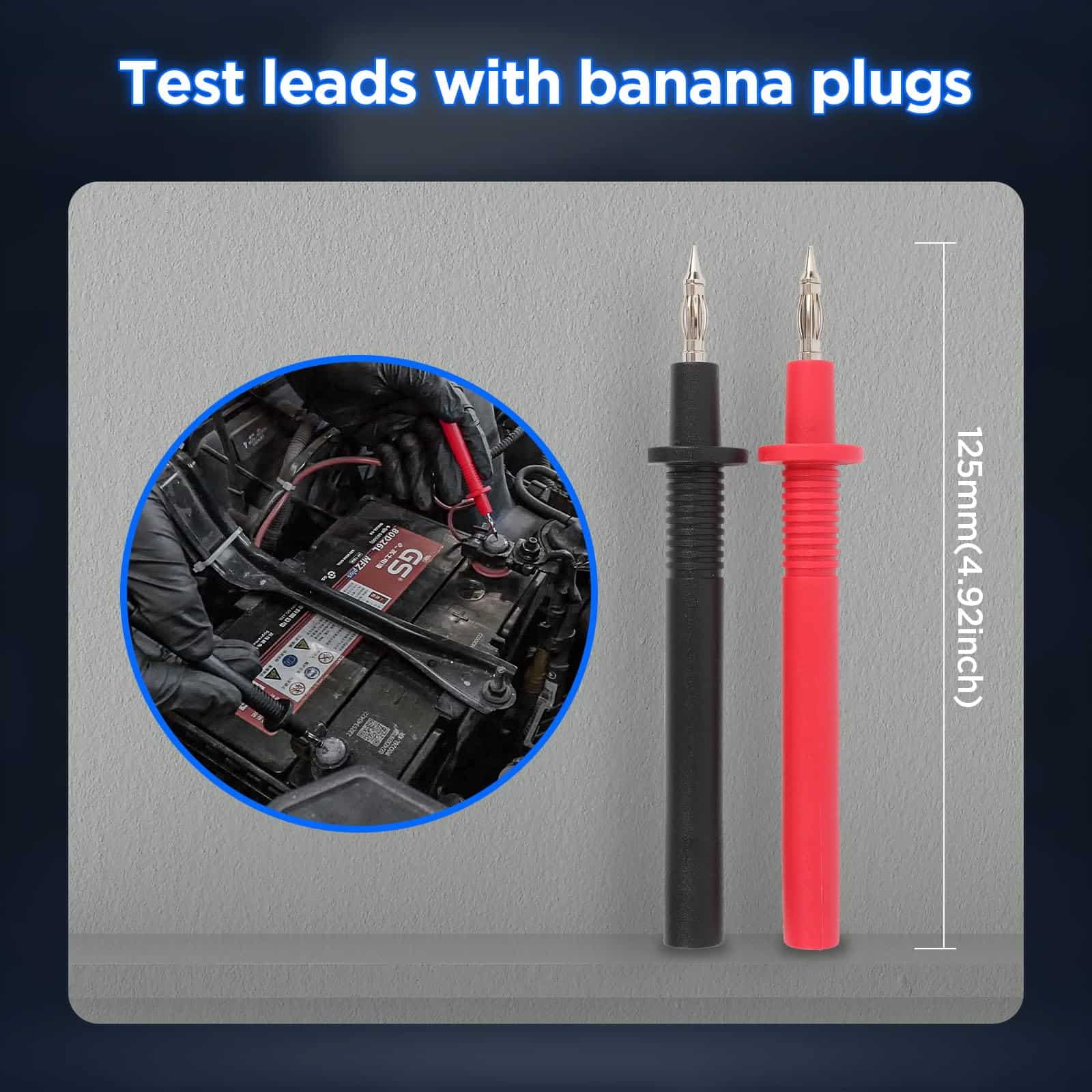 Kit de 48PCS de Cables de Prueba de Multímetro AUTOOL con - Imagen 3
