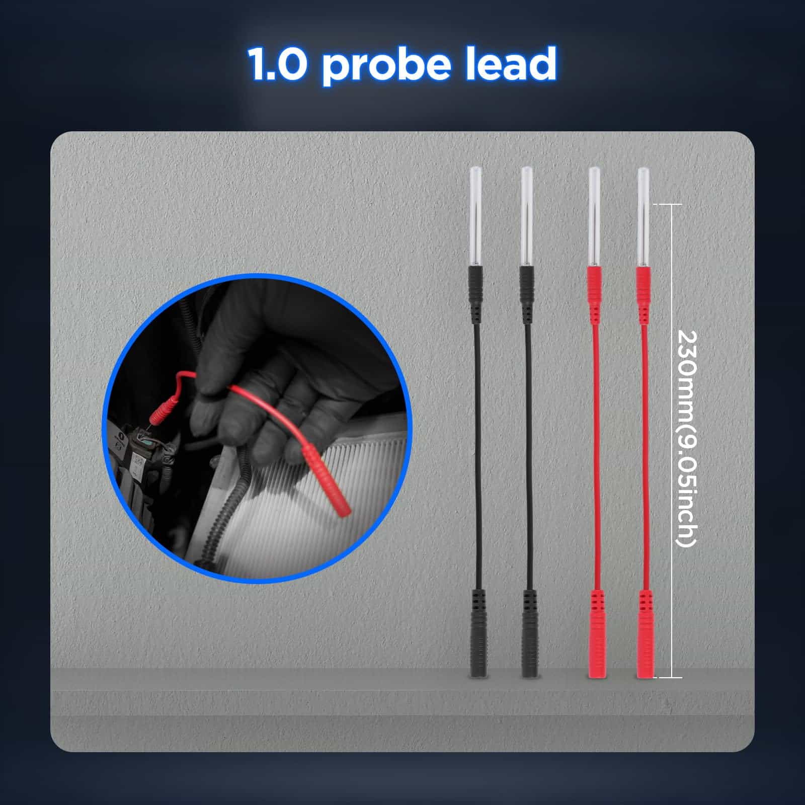 Kit de 48PCS de Cables de Prueba de Multímetro AUTOOL con - Imagen 8