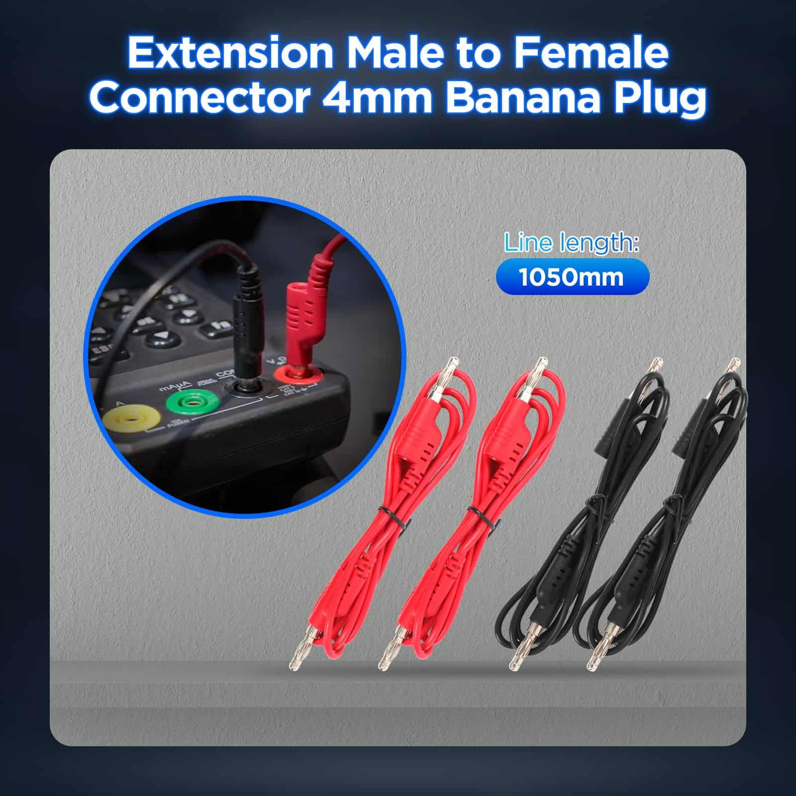 Kit de 48PCS de Cables de Prueba de Multímetro AUTOOL con - Imagen 9