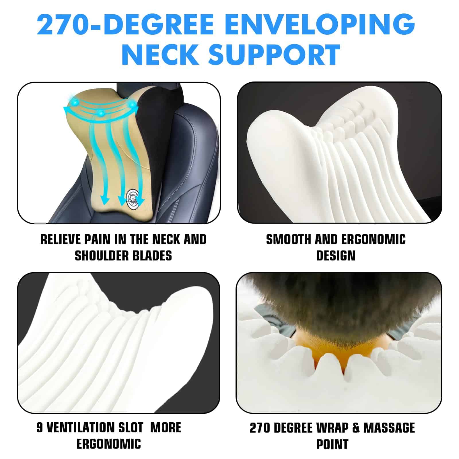 Almohada Suave para el Cuello TKLoop para Asiento de - Imagen 4