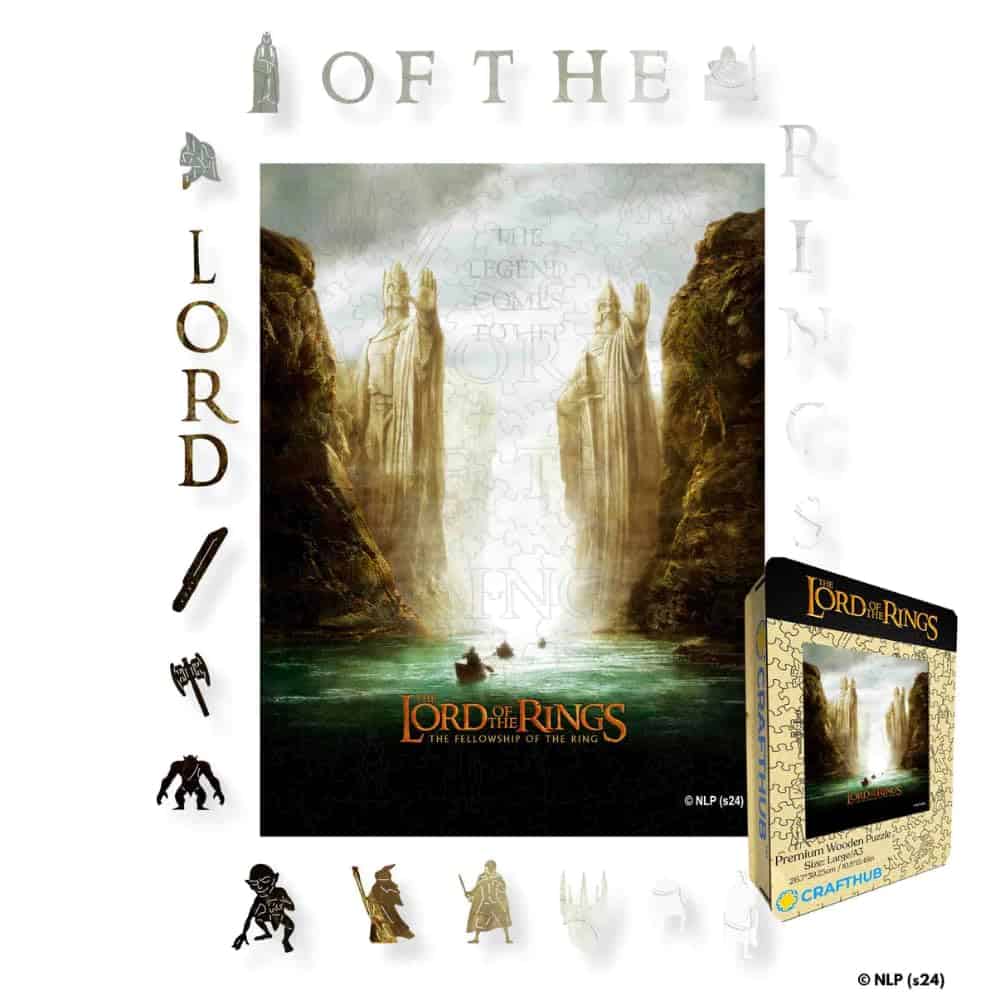 Rompecabezas de madera Lord of The Rings para adultos - A3
