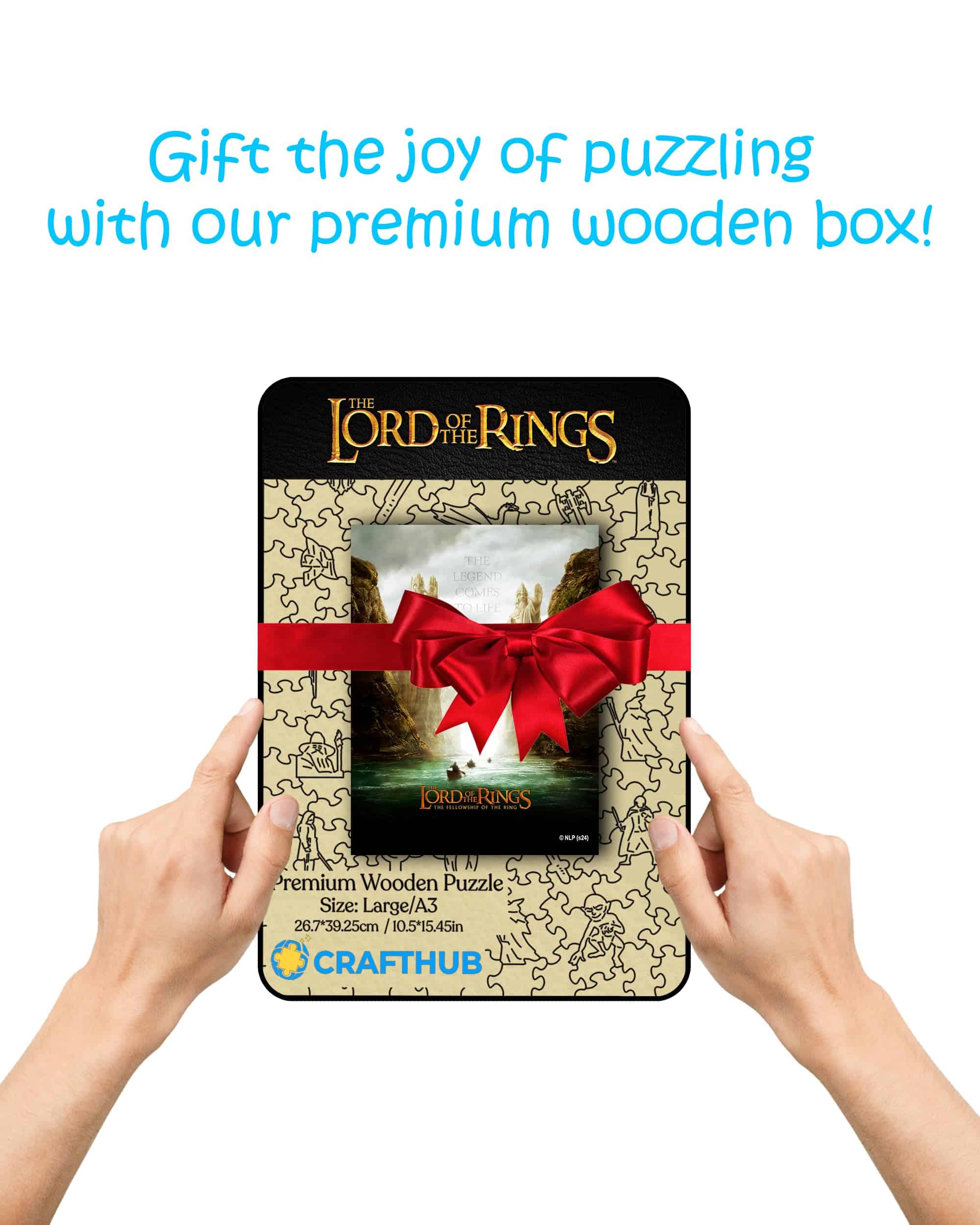 Rompecabezas de madera Lord of The Rings para adultos - A3 - Imagen 5