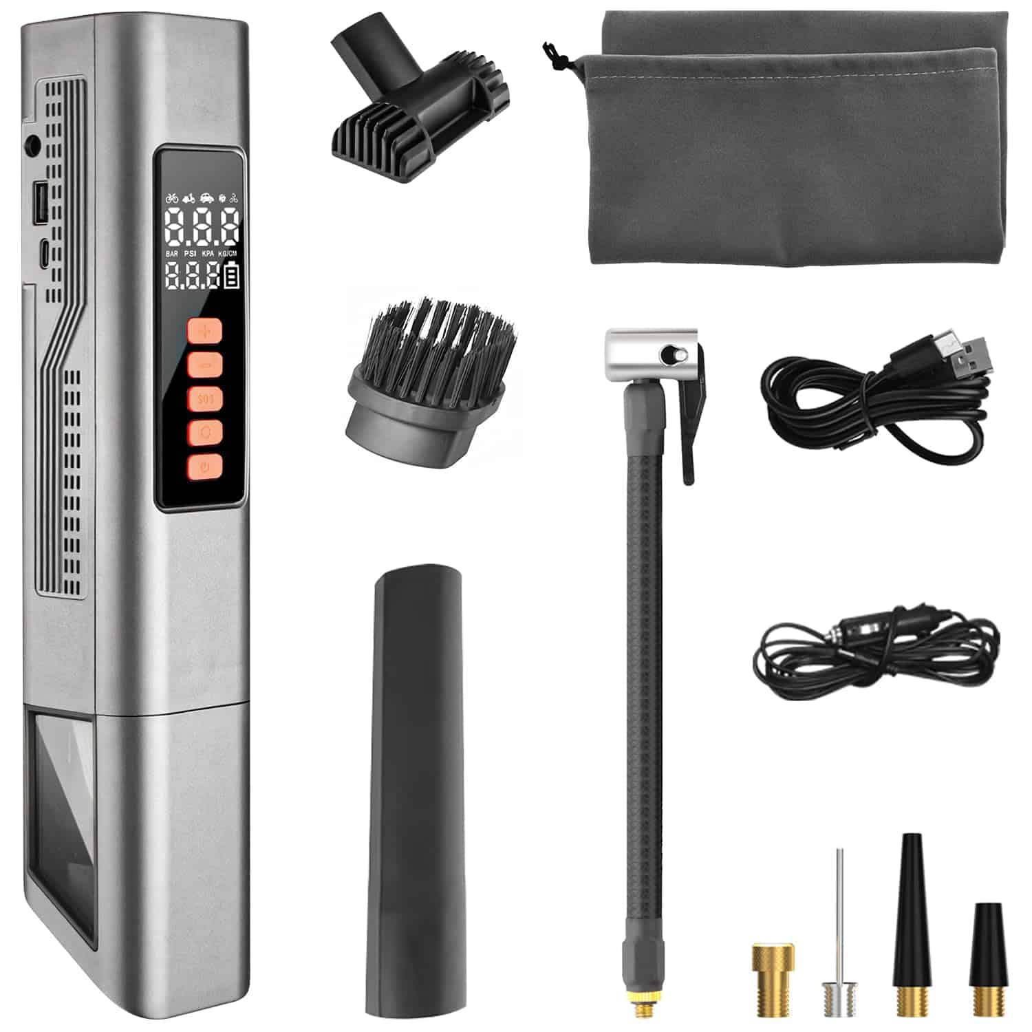 Nuevo Compresor de Aire Portátil para Neumáticos 2024 - 180