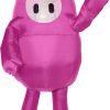 Disfraz de Fall Guys Inflable Rosa para Niños de InSpirit