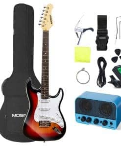 Kit de Inicio de Guitarra Eléctrica para -Sunburst