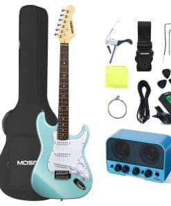 Kit de inicio de guitarra eléctrica para -Azul