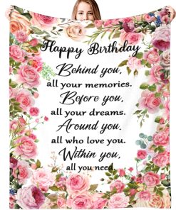 Regalos de Cumpleaños para Mujeres Manta Decoración de