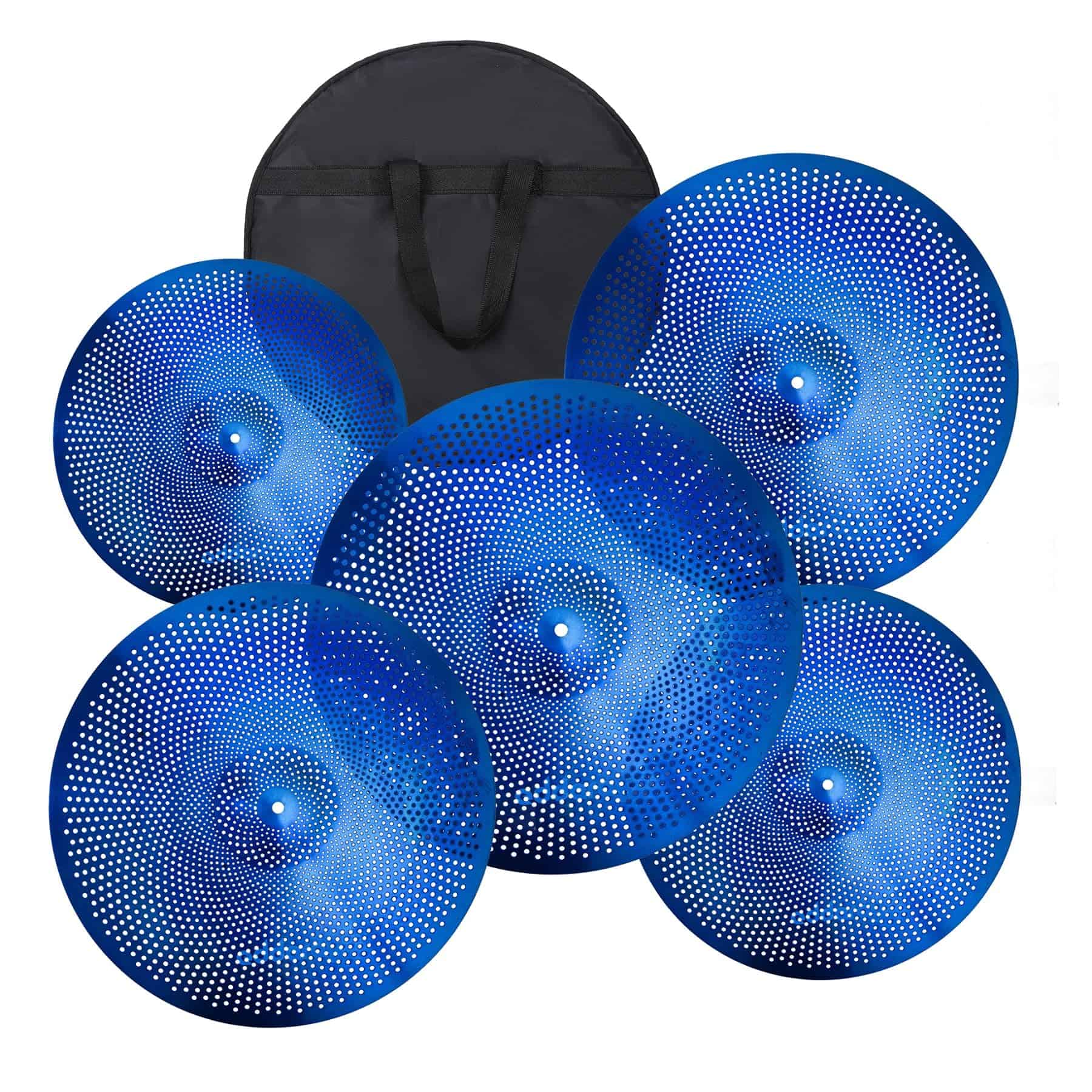 Eddaray Pack de Platillos de Bajo Volumen, Set de Platillos