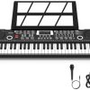 Piano de Teclado de 61 Teclas, Piano Digital Electrónico