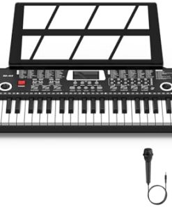 Piano de Teclado de 61 Teclas, Piano Digital Electrónico