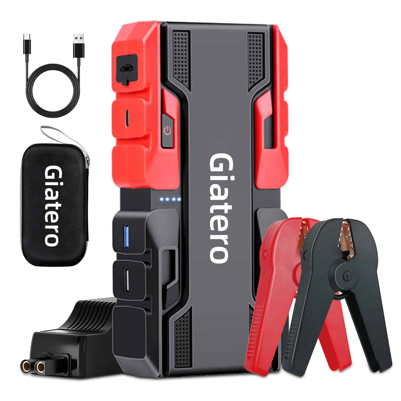 Arrancador de batería Giatero 001 4000A, 12V Jump Starter
