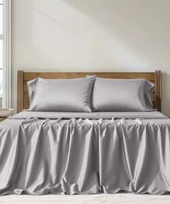 Juego de Sábanas de Algodón Tencel EVERGRACE tamaño King, 4