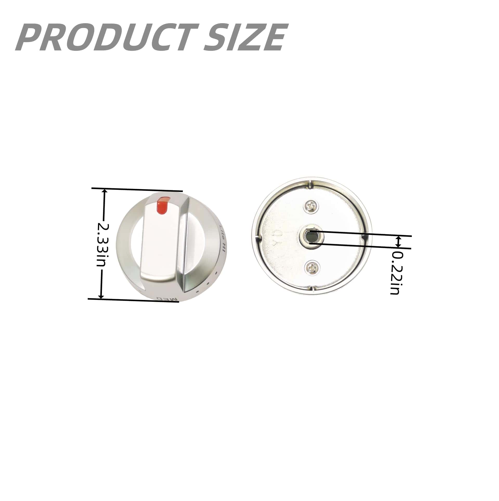 DG94-03500A/Z (5PCS) para Reemplazo de Perillas de Estufa - Imagen 4
