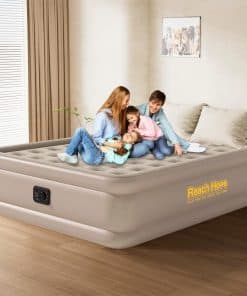 Colchón Inflable Queen REACH HOPE con Bomba Incorporada,