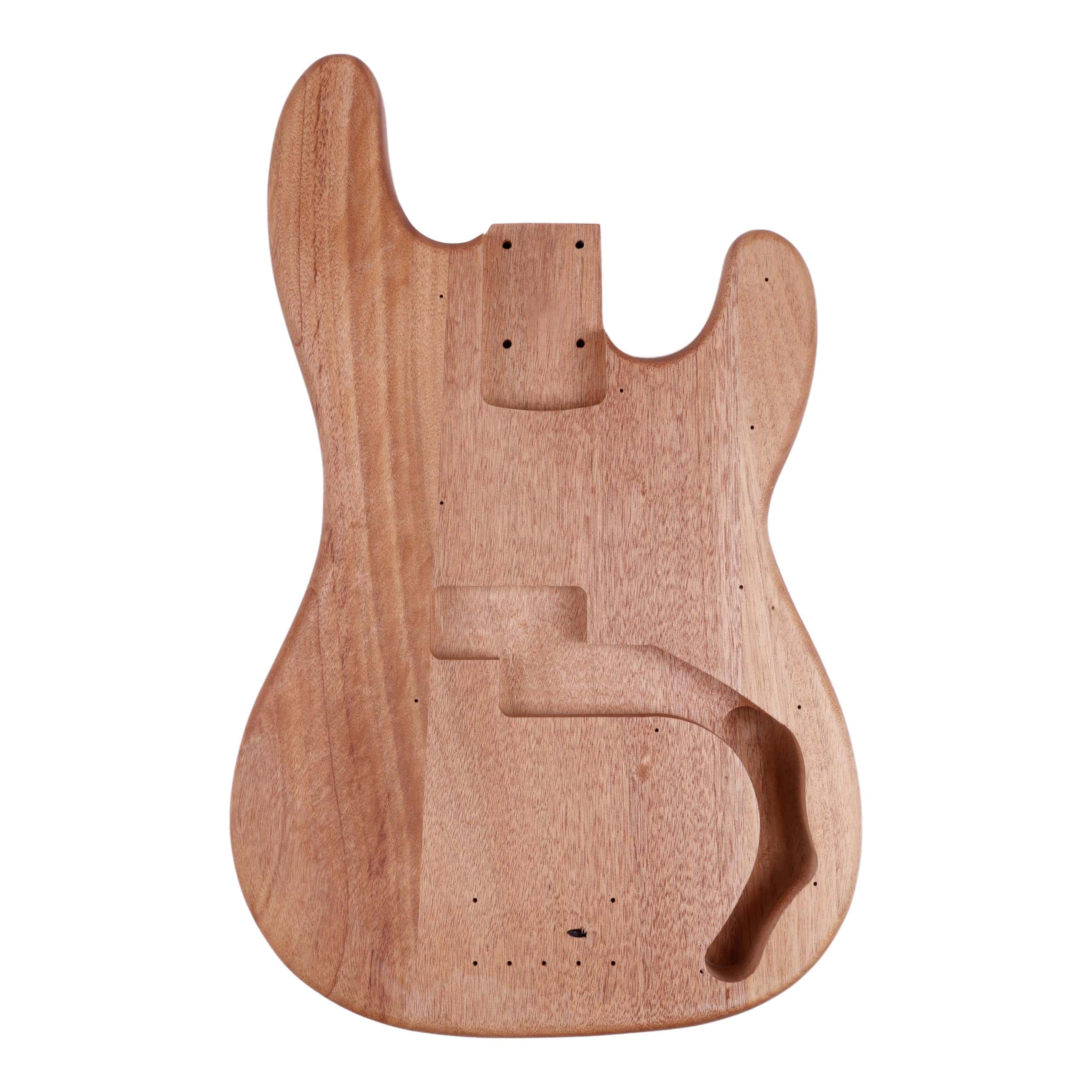 Leo Jaymz Kit de Bajo Eléctrico DIY - Cuerpo de Caoba, - Imagen 3