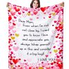 Mantas para Mamá, Manta con Corazón para Mamá, Regalos de