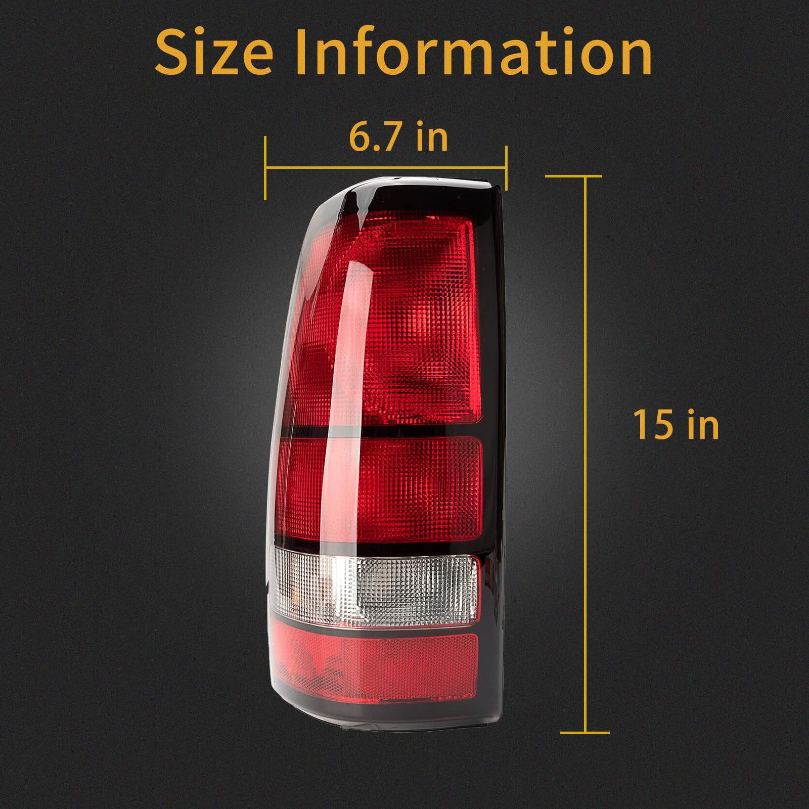 Carcasa de Luz Trasera MiKaFex -rde Negro - Imagen 4
