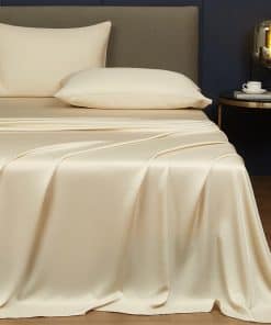 Juego de Sábanas de 100% Tencel Eucalyptus Lyocell Ivellow,