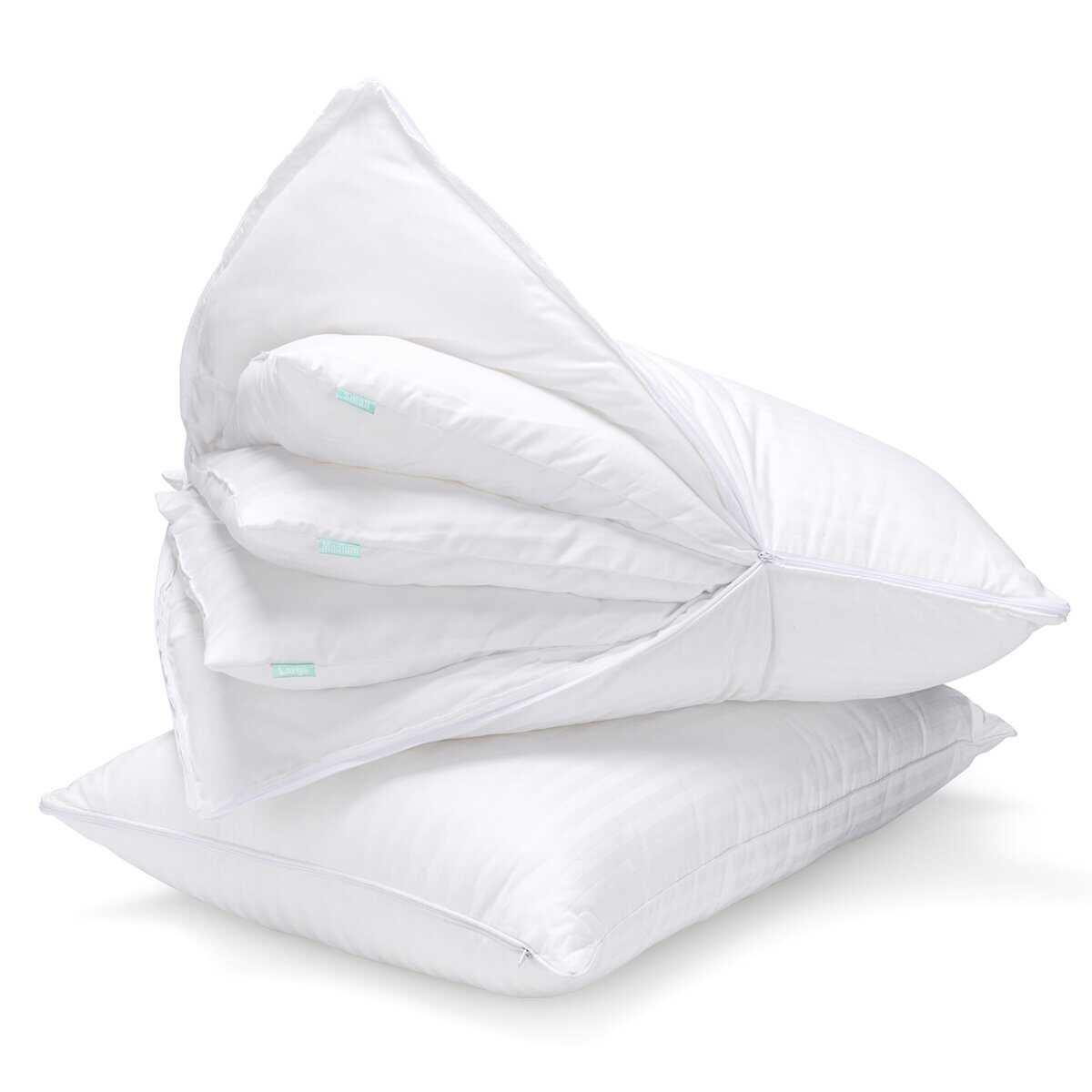 Almohadas Ajustables de Pluma de Ganso EverSnug para Dormir