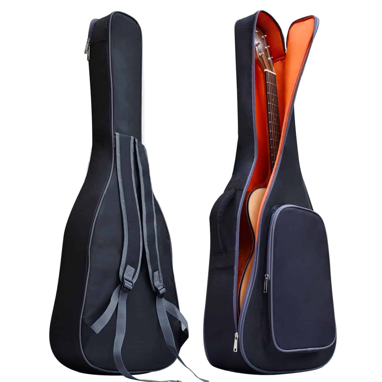 Funda para guitarra acústica moosiker de 39 40 41 pulgadas