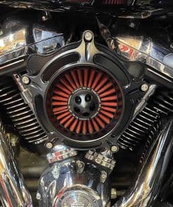Filtro de aire limpiador para harley -OPS Negro - Rojo - Esp