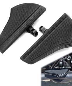 Péndulos negros CNC para pasajeros de Harley con soportes