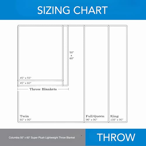 Manta Columbia Super Plush de 50" x 60" - Essentials para - Imagen 7