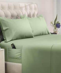 Juego de sábanas Queen DREAMCARE - Sábanas frescas - Juego