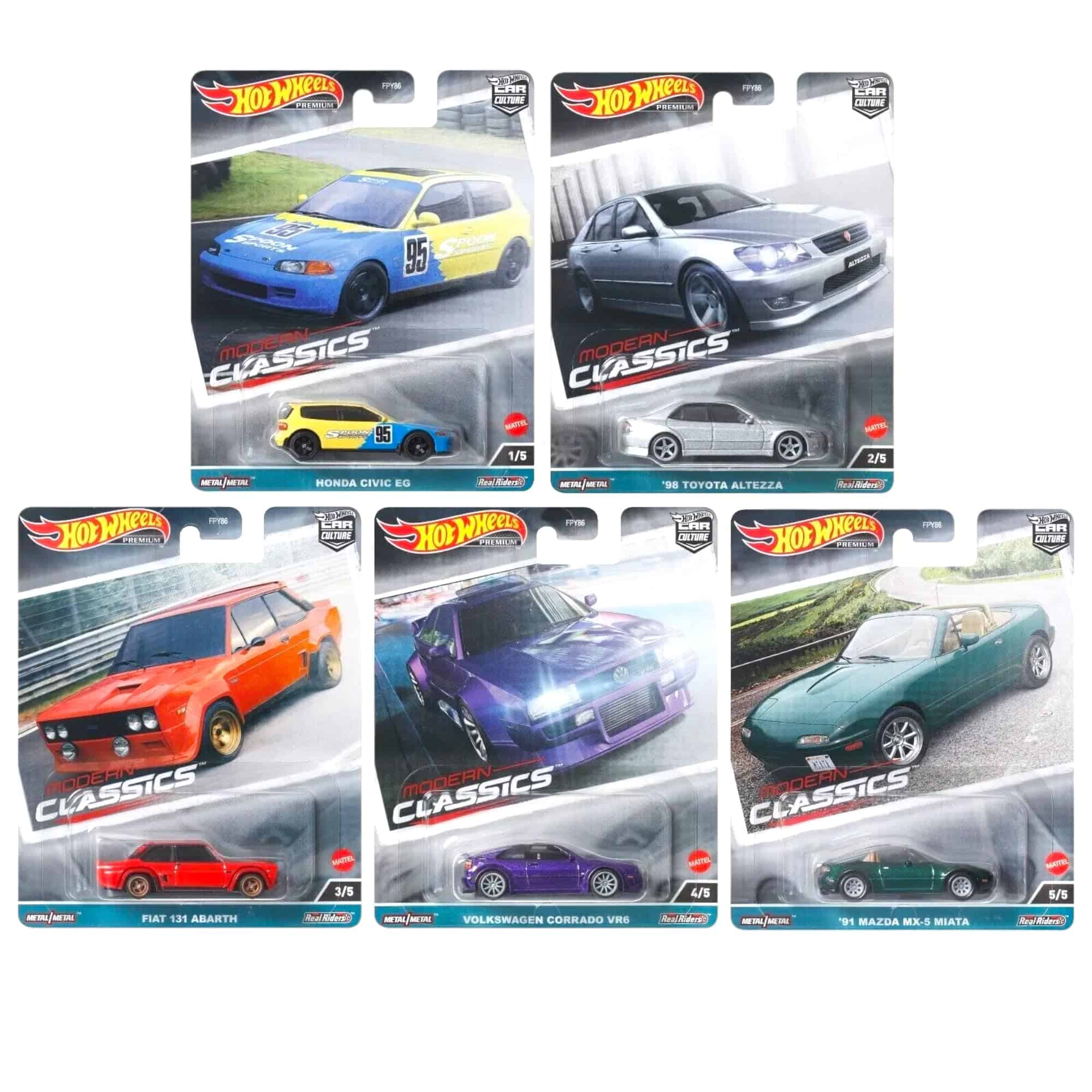 Hot Wheels Car Culture 2023 Modern Classics Juego Completo