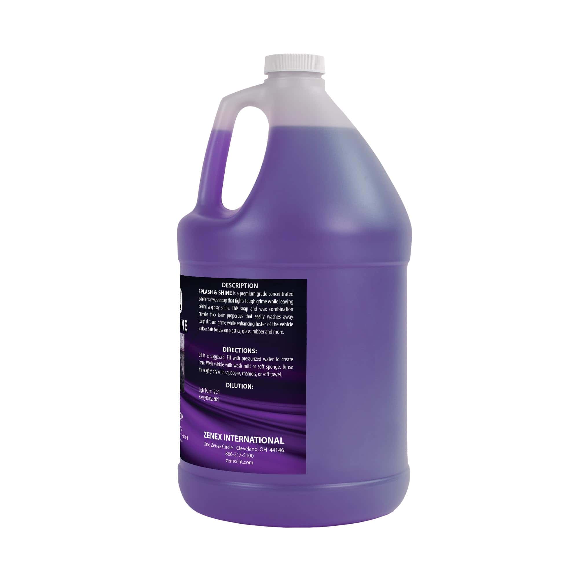 Jabón y Cera para Lavado de Autos Zenex Splash & Shine - - Imagen 4