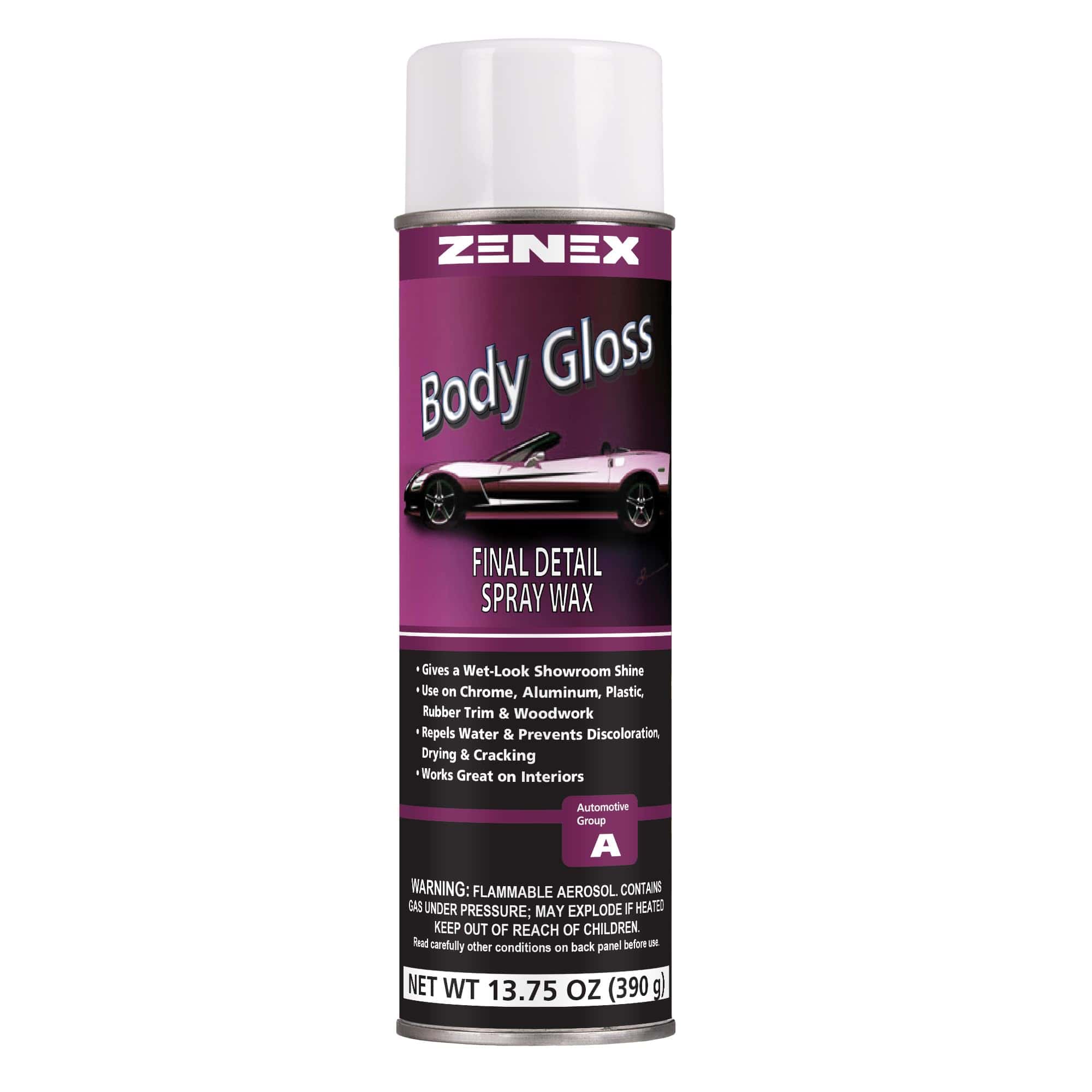 Zenex Body Gloss Final Detail Spray Wax - Limpiador y Cera - Imagen 3