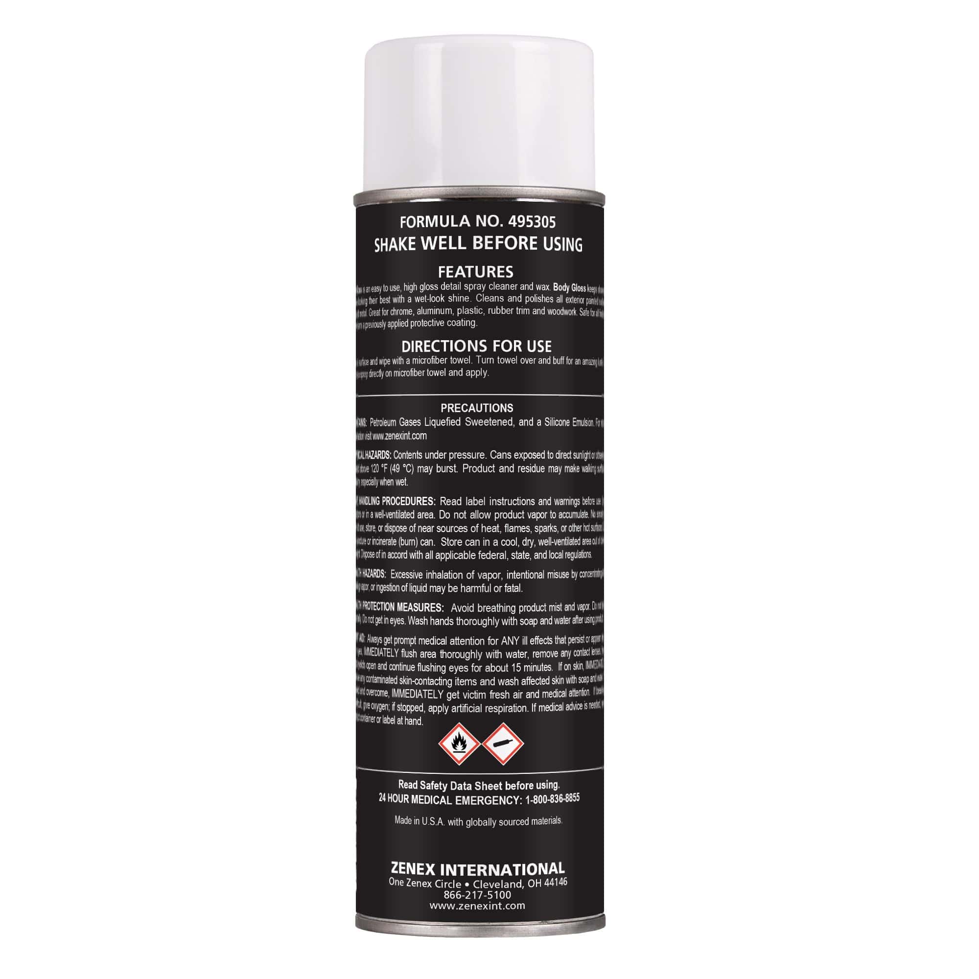 Zenex Body Gloss Final Detail Spray Wax - Limpiador y Cera - Imagen 4