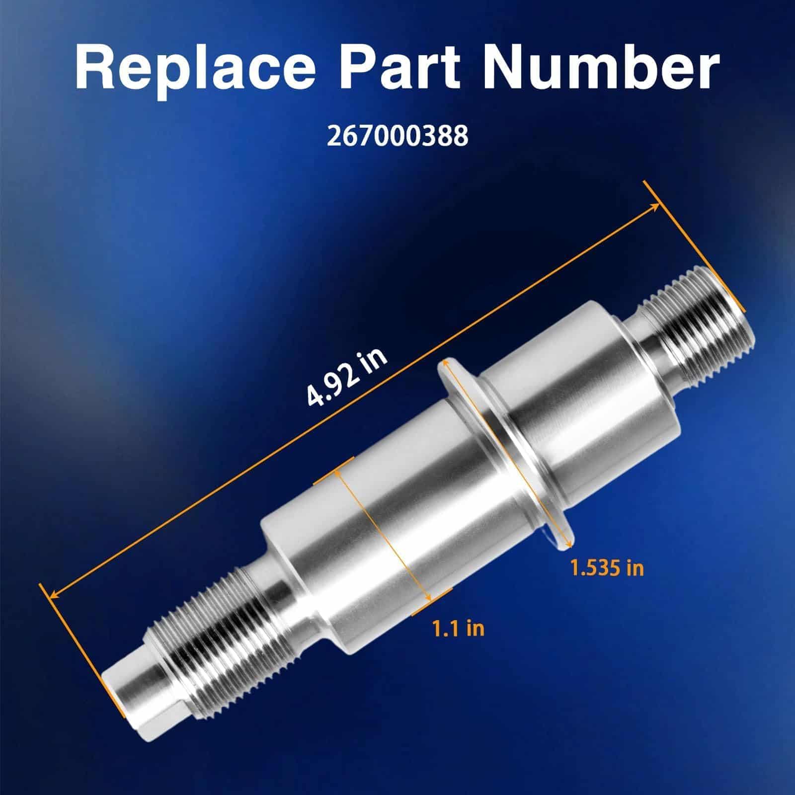 KPALAG Eje de bomba de impulsor de acero inoxidable - Imagen 6