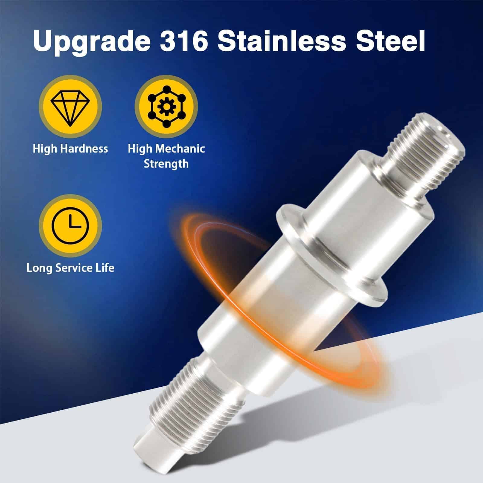 KPALAG Eje de bomba de impulsor de acero inoxidable - Imagen 5