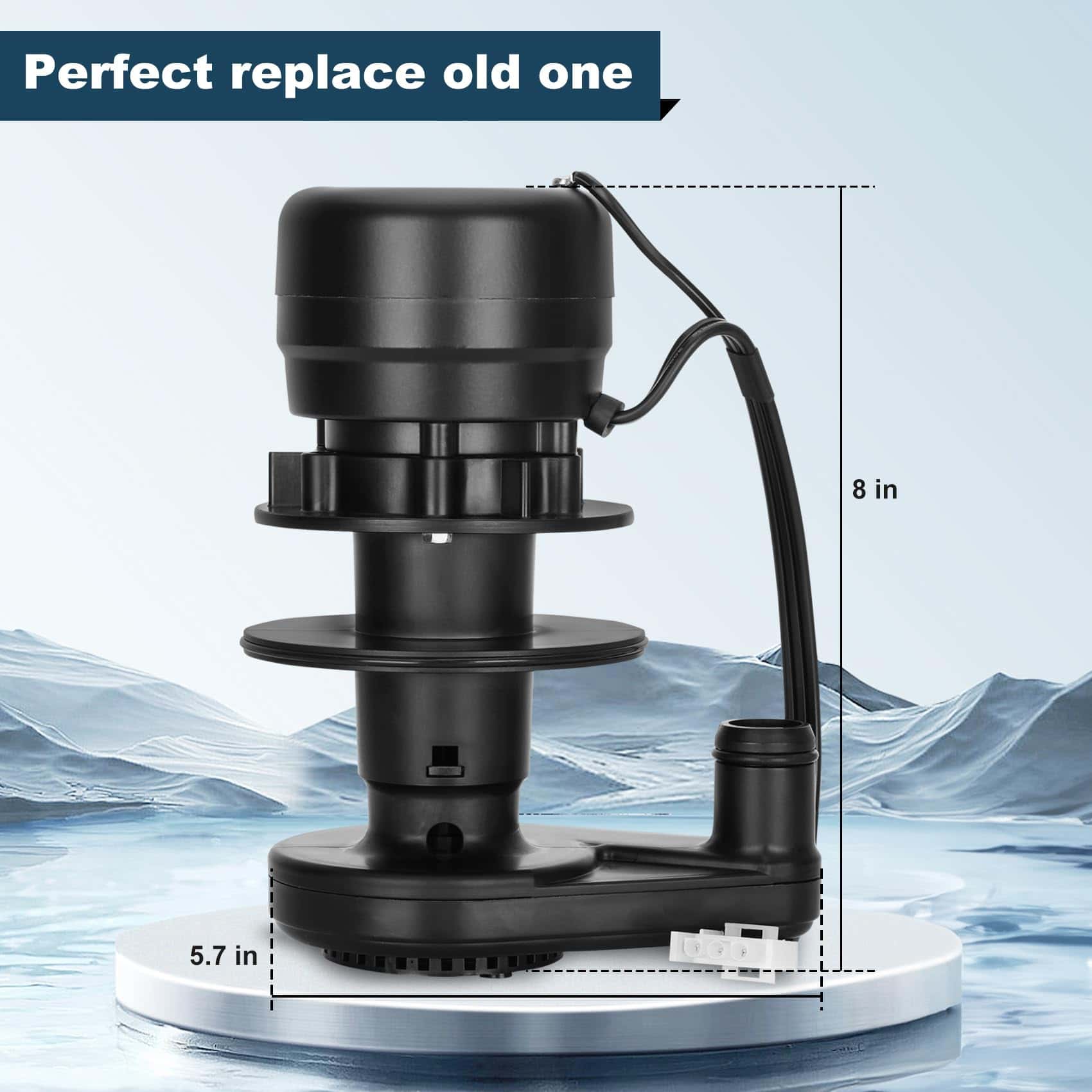 Bomba de agua para máquina de hielo 8252709 230 voltios, - Imagen 6