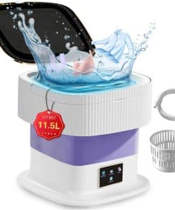 Mini Lavadora, Lavadora y Secadora Portátil de 11.5L,