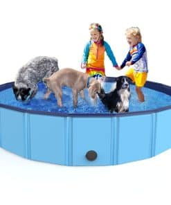 Piscina Plegable para Perros, Bañera Portátil para Mascotas
