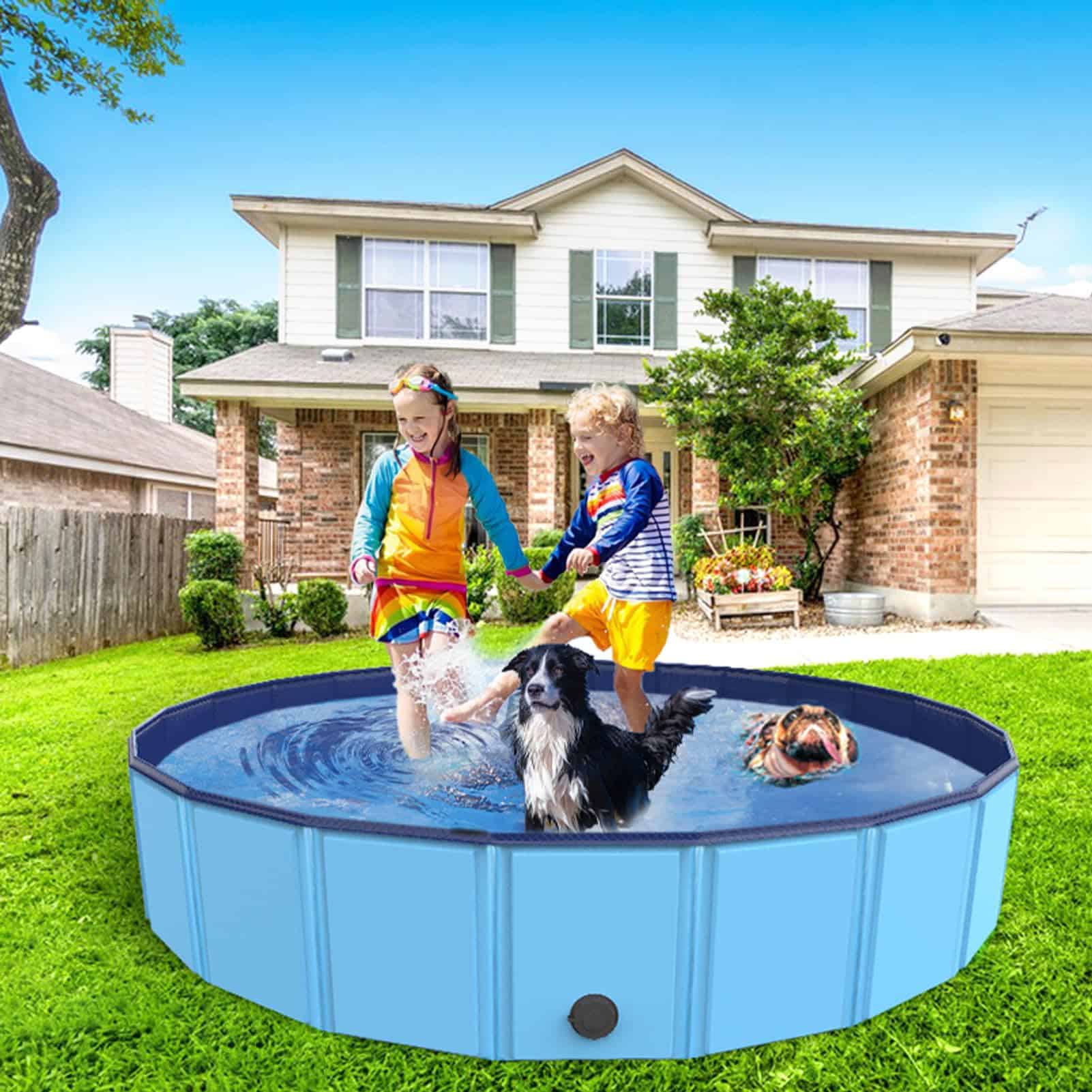 Piscina Plegable para Perros, Bañera Portátil para Mascotas - Imagen 8